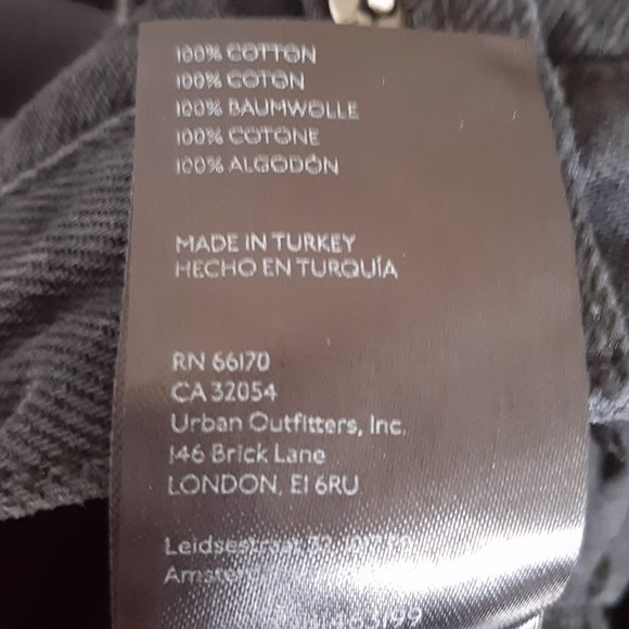 Free People Maggie Mid Rise Straight leg Women's Jeans, Washed Black,, Size 26, - Picture 9 of 13